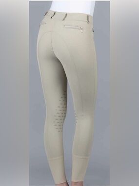 Iago Italia Equestrian Riding Show Breeches, Tan, Size 22, Good Condition!